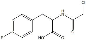  2-[(2-chloroacetyl)amino]-3-(4-fluorophenyl)propanoic acid