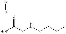 2-(butylamino)acetamide hydrochloride 结构式