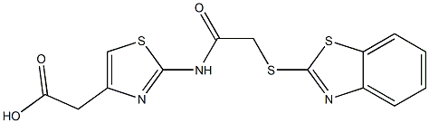 2-(2-{[2-(1,3-benzothiazol-2-ylsulfanyl)acetyl]amino}-1,3-thiazol-4-yl)acetic acid