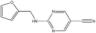 2-[(2-furylmethyl)amino]-5-pyrimidinecarbonitrile|