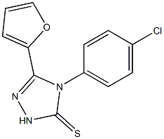 4-(4-chlorophenyl)-3-(2-furyl)-4,5-dihydro-1H-1,2,4-triazole-5-thione|