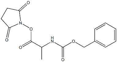 2,5-dioxotetrahydro-1H-pyrrol-1-yl 2-{[(benzyloxy)carbonyl]amino}propanoate Structure