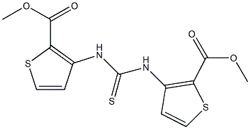 methyl 3-[({[2-(methoxycarbonyl)-3-thienyl]amino}carbothioyl)amino]thiophene-2-carboxylate|