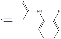 N1-(2-fluorophenyl)-2-cyanoacetamide,,结构式