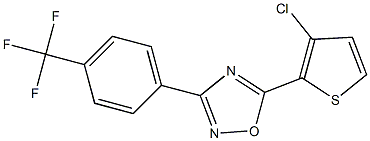 5-(3-chloro-2-thienyl)-3-[4-(trifluoromethyl)phenyl]-1,2,4-oxadiazole