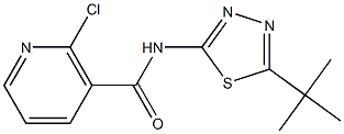 N-[5-(tert-butyl)-1,3,4-thiadiazol-2-yl]-2-chloronicotinamide|