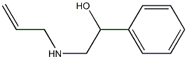 2-(allylamino)-1-phenylethan-1-ol 化学構造式