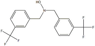 N,N-di[3-(trifluoromethyl)benzyl]hydroxylamine Structure