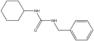 N-benzyl-N'-cyclohexylurea 结构式