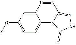 7-methoxy-1,2-dihydrobenzo[e][1,2,4]triazolo[3,4-c][1,2,4]triazin-1-one,,结构式