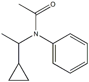 N1-(1-cyclopropylethyl)-N1-phenylacetamide Structure
