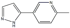 2-methyl-5-(1H-pyrazol-5-yl)pyridine