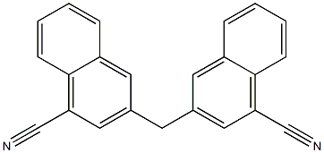 3-[(4-cyano-2-naphthyl)methyl]-1-naphthonitrile|