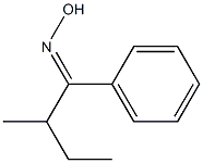  2-methyl-1-phenylbutan-1-one oxime