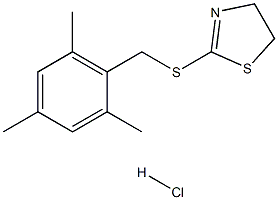 2-[(mesitylmethyl)thio]-4,5-dihydro-1,3-thiazole hydrochloride,,结构式