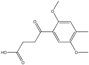 4-(2,5-dimethoxy-4-methylphenyl)-4-oxobutanoic acid Structure