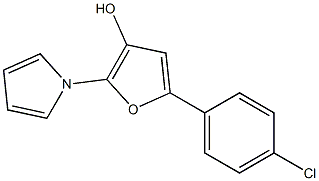 5-(4-chlorophenyl)-2-(1H-pyrrol-1-yl)-3-furanol 结构式