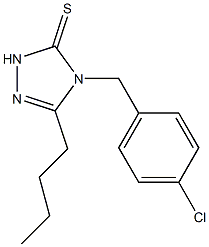 5-butyl-4-(4-chlorobenzyl)-2,4-dihydro-3H-1,2,4-triazole-3-thione|