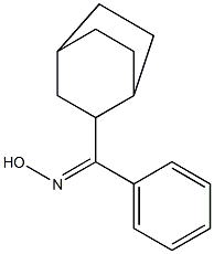 bicyclo[2.2.2]oct-2-yl(phenyl)methanone oxime 化学構造式