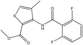  methyl 3-[(2,6-difluorobenzoyl)amino]-4-methylthiophene-2-carboxylate