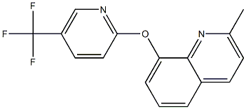 2-methyl-8-{[5-(trifluoromethyl)-2-pyridinyl]oxy}quinoline 结构式