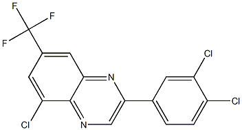 5-chloro-2-(3,4-dichlorophenyl)-7-(trifluoromethyl)quinoxaline