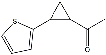 1-[2-(2-thienyl)cyclopropyl]-1-ethanone 化学構造式