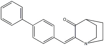  2-([1,1'-biphenyl]-4-ylmethylene)quinuclidin-3-one