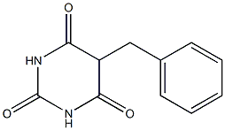 5-benzylhexahydropyrimidine-2,4,6-trione Struktur