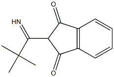 2-(2,2-dimethylpropanimidoyl)-1H-indene-1,3(2H)-dione Structure