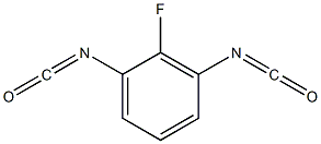 2-fluoro-1,3-diisocyanatobenzene 结构式