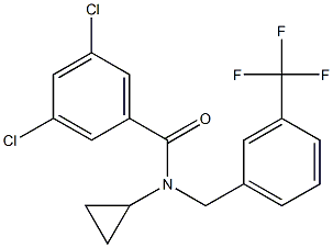 3,5-dichloro-N-cyclopropyl-N-[3-(trifluoromethyl)benzyl]benzenecarboxamide