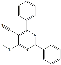 4-(dimethylamino)-2,6-diphenylpyrimidine-5-carbonitrile