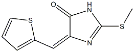 2-(methylthio)-4-(2-thienylmethylidene)-4,5-dihydro-1H-imidazol-5-one