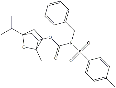 4-isopropyl-1-methyl-7-oxabicyclo[2.2.1]hept-2-yl N-benzyl-N-[(4-methylphenyl)sulfonyl]carbamate