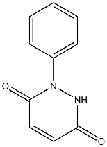 1-phenyl-1,2,3,6-tetrahydropyridazine-3,6-dione 结构式