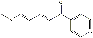 5-(dimethylamino)-1-(4-pyridyl)penta-2,4-dien-1-one Structure