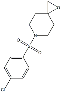 6-[(4-chlorophenyl)sulfonyl]-1-oxa-6-azaspiro[2.5]octane Structure