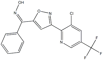 {3-[3-chloro-5-(trifluoromethyl)-2-pyridinyl]-5-isoxazolyl}(phenyl)methanone oxime