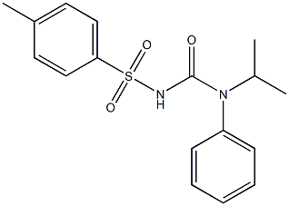 {[(isopropylanilino)carbonyl]amino}(4-methylphenyl)dioxo-lambda~6~-sulfane Structure