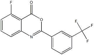 5-fluoro-2-[3-(trifluoromethyl)phenyl]-4H-3,1-benzoxazin-4-one