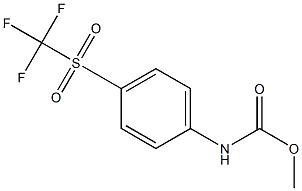 methyl N-{4-[(trifluoromethyl)sulfonyl]phenyl}carbamate