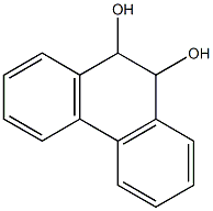 9,10-dihydrophenanthrene-9,10-diol 化学構造式