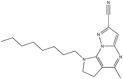 5-methyl-8-octyl-7,8-dihydro-6H-pyrazolo[1,5-a]pyrrolo[3,2-e]pyrimidine-2-carbonitrile