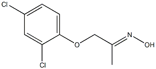 1-(2,4-dichlorophenoxy)acetone oxime 化学構造式