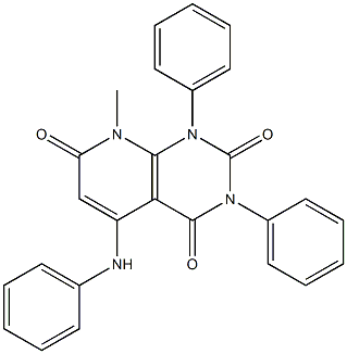 5-anilino-8-methyl-1,3-diphenyl-1,2,3,4,7,8-hexahydropyrido[2,3-d]pyrimidine-2,4,7-trione