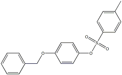 4-(benzyloxy)phenyl 4-methylbenzene-1-sulfonate Structure