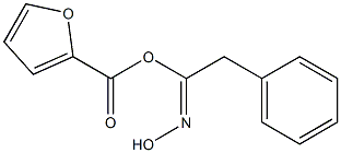 O1-(2-furylcarbonyl)-2-phenylethanehydroximic acid,,结构式