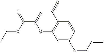 ethyl 7-(allyloxy)-4-oxo-4H-chromene-2-carboxylate Structure