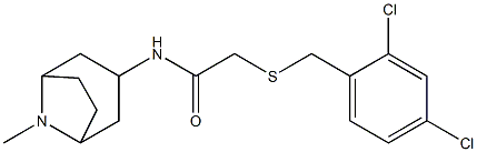 2-[(2,4-dichlorobenzyl)thio]-N-(8-methyl-8-azabicyclo[3.2.1]oct-3-yl)acetamide